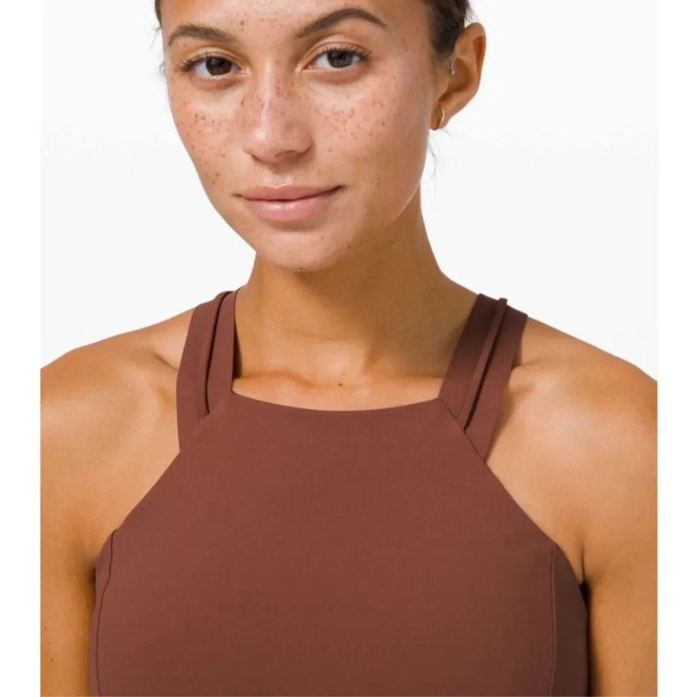 Lululemon Size 2 W2CNUS Strong at Heart Bra Medium Support Ancient Copper
